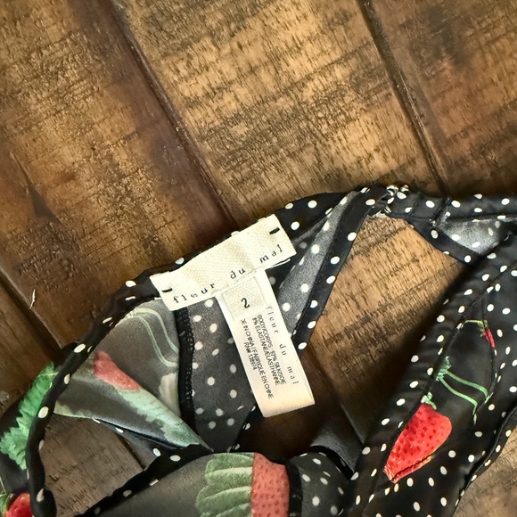 Fleur du Mal Satin Garter - Picture 3 of 3